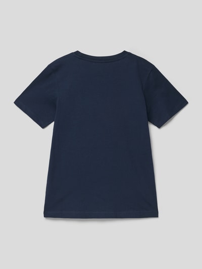 Jack & Jones T-Shirt mit Label-Print Marineblau 3