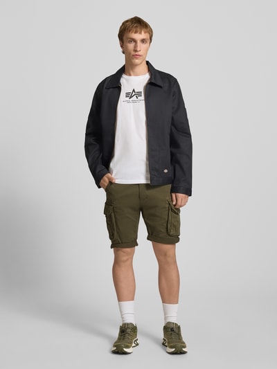 Alpha Industries Shorts mit Cargotaschen Modell 'CREW SHORT' Oliv 1