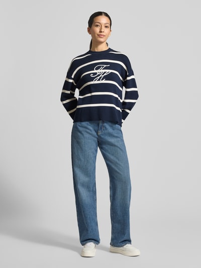 Tommy Hilfiger Bluza o kroju regular fit z czystej bawełny Granatowy 1