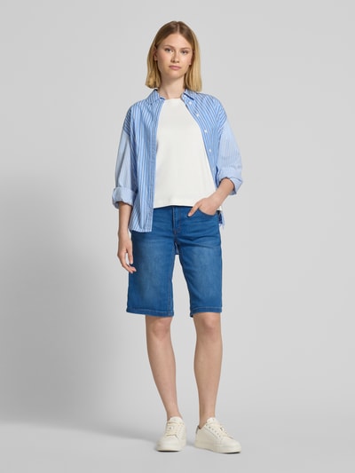 Buena Vista Jeansshorts im Used-Look Dunkelblau 1