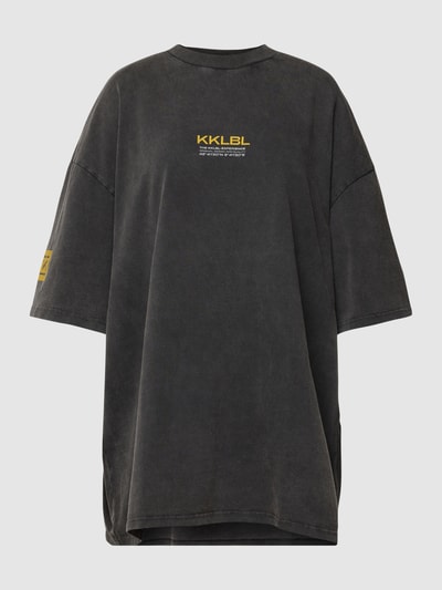 Karo Kauer Oversized T-Shirt mit Label-Print Black 2
