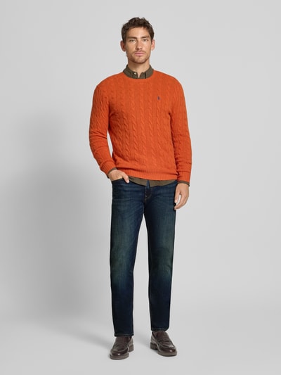 Polo Ralph Lauren Straight fit jeans in 5-pocketmodel, model 'Hampton' Donkerblauw - 1