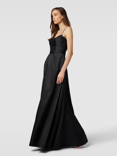 Vera Wang Bride Sukienka wieczorowa z ozdobnymi szwami model ‘VERNISE’ Czarny 1