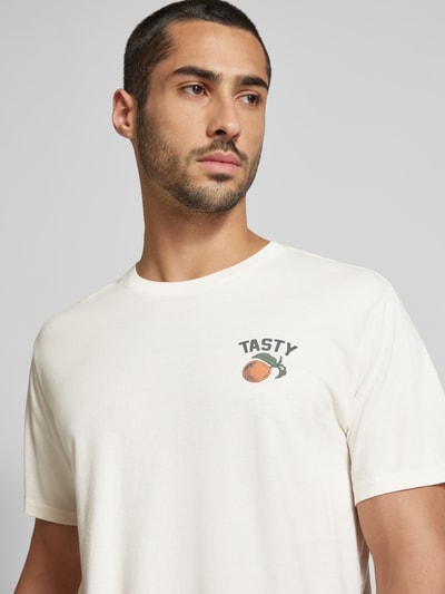 Levi's® Relaxed fit T-shirt met logoprint Offwhite - 3