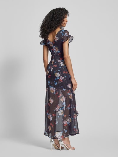 SISTAGLAM Abendkleid mit floralem Print Black 5