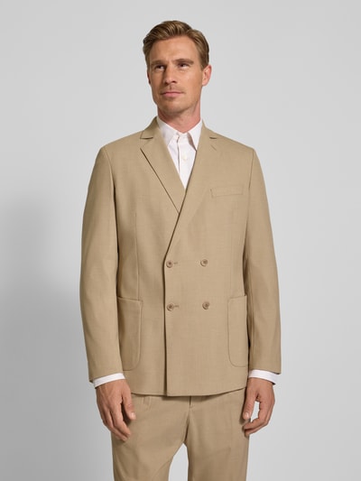 s.Oliver BLACK LABEL Comfort Fit Sakko mit Reverskragen Camel 4