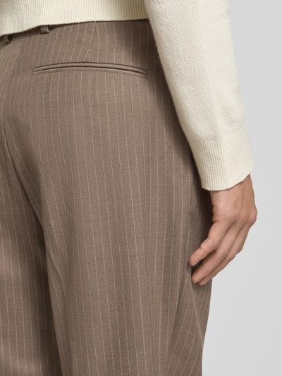 SELECTED HOMME Wijde broek van wolmix, model '220-LOOSE OTTO LANO PL' Zand - 3