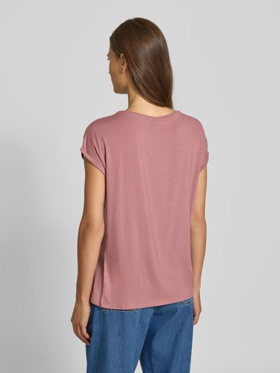 Vero Moda T-shirt o kroju regular fit z mieszanki lyocellu model ‘AVA’ Różowy 5