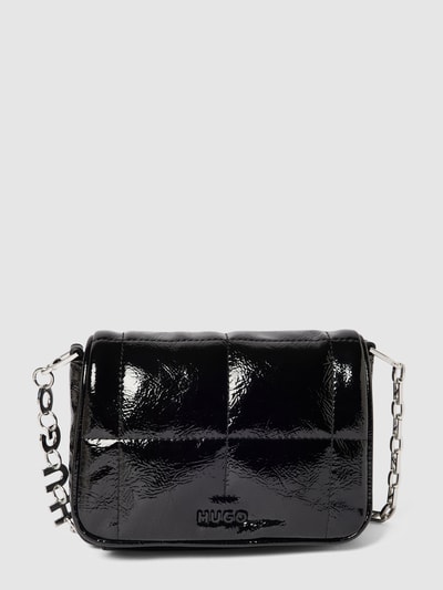 HUGO Handtasche mit kurzem Henkel in metallic Modell 'PAULA' Black 2