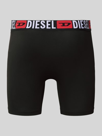 Diesel Boxershort met logostitching in een set van 3 stuks, model 'Max' Zwart - 3
