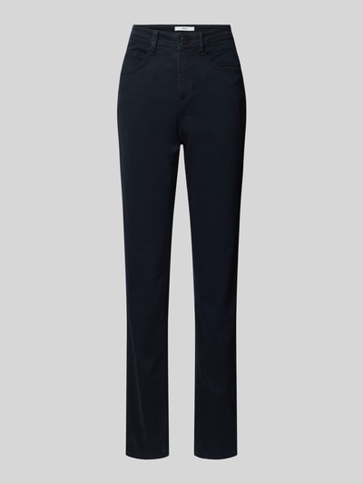 Brax Regular fit broek in 5-pocketmodel, model 'Style.Mary' Marineblauw - 2