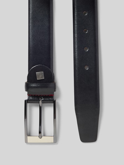Pierre Cardin Ledergürtel mit Dornschließe Modell 'NAPPA' Black 3
