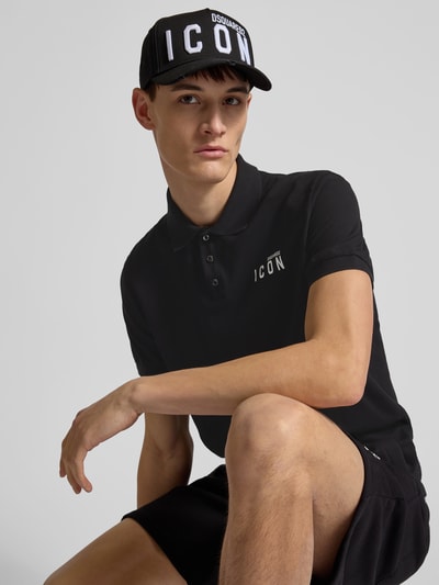 Dsquared2 Poloshirt mit Label-Print Black 3