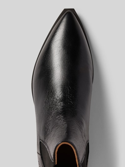 Copenhagen Laarsjes van leer met elastische inzetten, model 'CPH 410' Zwart - 3