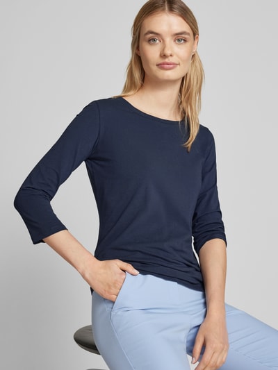 Weekend Max Mara Longsleeve mit Rundhalsausschnitt Modell 'MULTIA' Marine 3