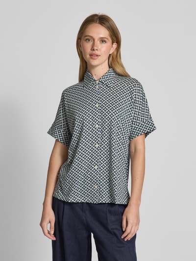 Marc O'Polo Regular Fit Hemdbluse aus feinem Single Jersey Mint 4