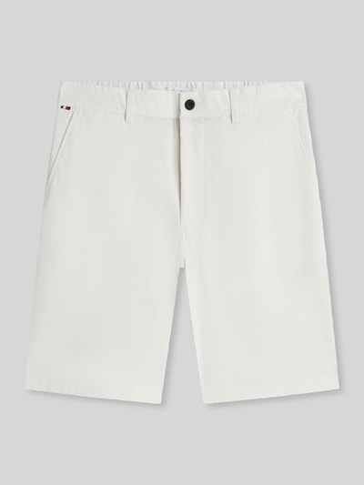 Tommy Hilfiger Regular Fit Chinoshorts mit Label Stitching Offwhite 2