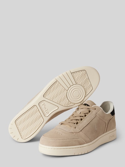 Polo Ralph Lauren Sneaker mit Label-Badge Modell 'POLO COURT SPORT' Beige 4