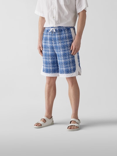 Iro Shorts in Bouclé-Optik Blau 4