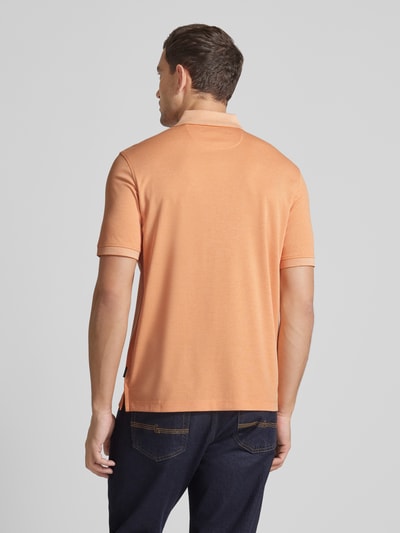 bugatti Regular Fit Poloshirt mit Brusttasche Orange 5