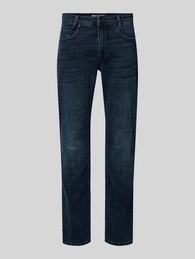 MAC Regular fit jeans, model 'Arne' Donkerblauw - 2
