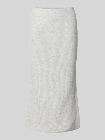 Vila Midirock mit elastischem Bund Modell 'KACHEL' Hellgrau 2