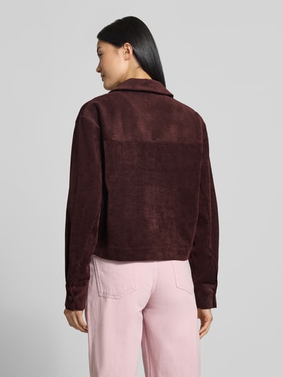 someday. Regular Fit Cordbluse mit Stretch-Anteil Bordeaux 5