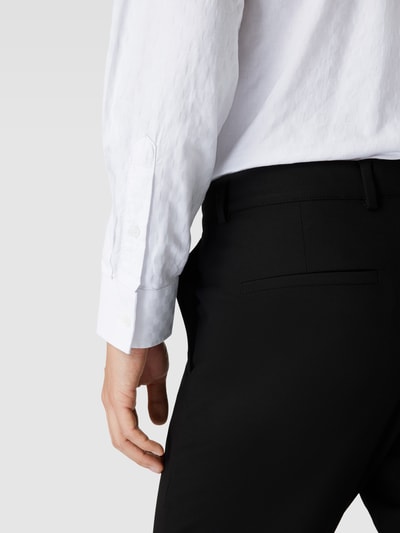 Esprit Collection Koszula biznesowa o kroju regular fit ze wzorem w kratę Biały 3