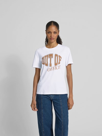 BAUM & PFERDGARTEN T-Shirt mit Statement-Print Weiss 4