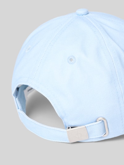 Samsøe Samsøe Czapka z daszkiem i wyhaftowanym logo model ‘ADDIE’ Jasnoniebieski 3