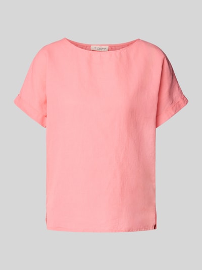 Christian Berg Woman Blouseshirt met ronde hals Felroze - 2