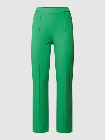 Raffaello Rossi Flared cut comfortbroek met siernaden, model 'MACY' Groen - 2