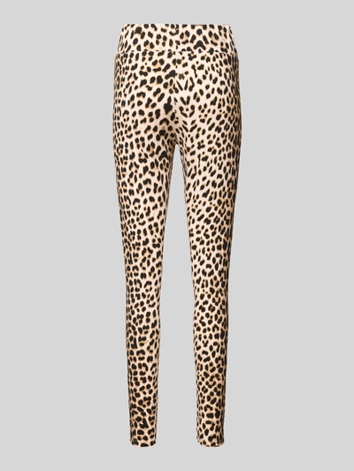 OH APRIL Super Skinny Fit Leggings mit breitem Bund Modell 'Rita' Camel 3