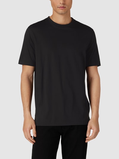 Tommy Hilfiger T-Shirt mit geripptem Rundhalsausschnitt Black 4