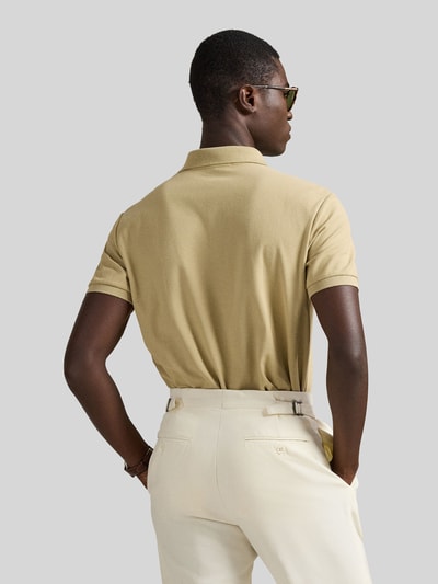 Polo Ralph Lauren Koszulka polo o kroju slim fit z czystej bawełny Beżowy 5