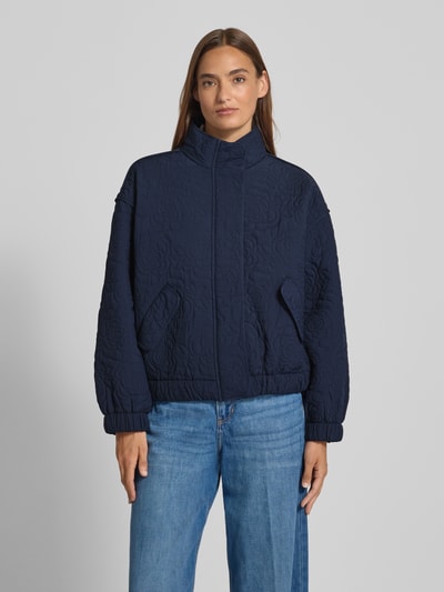 YAS Jack met opstaande kraag, model 'FIPURA' Marineblauw - 4