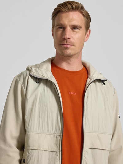 BOSS Orange Relaxed Fit T-Shirt aus Baumwoll-Mix Modell 'TCHUP' Orange 3