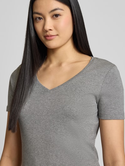 Christian Berg Woman T-shirt met V-hals Zilver gemêleerd - 3