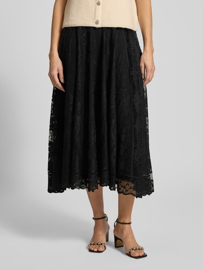 Soyaconcept Spódnica midi z koronki z elastycznym pasem model ‘ARTEMIS’  4