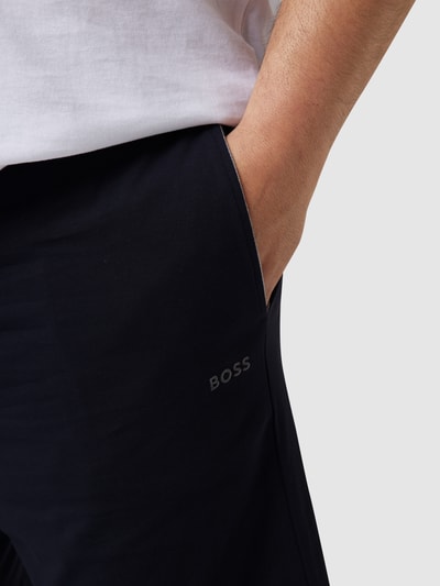 Boss Black Big&Tall PLUS SIZE Sweatshorts mit Logo-Stitching Dunkelblau 3