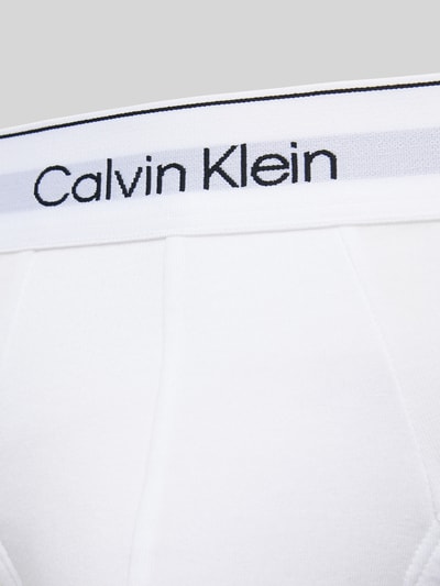 Calvin Klein Underwear Slip met label in band in set van 3 stuks Lichtgrijs - 2