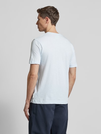 Marc O'Polo Regular Fit T-Shirt aus reiner Baumwolle Hellblau 5