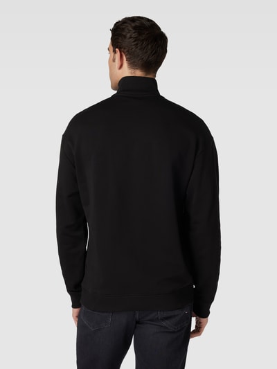 HUGO Sweatshirt met labeldetail, model 'Durty' Zwart - 5