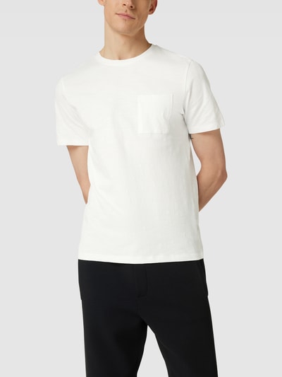 Casual Friday T-shirt met borstzak, model 'THOR' Offwhite - 4