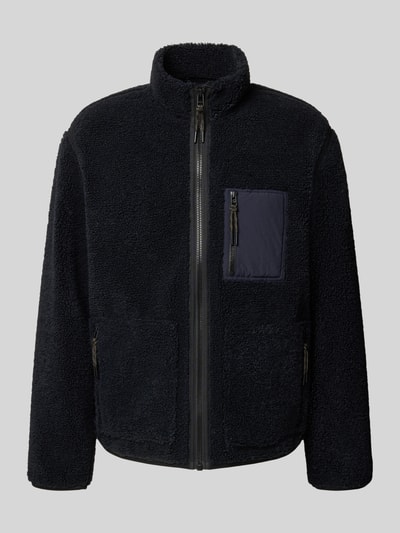 Marc O'Polo Denim Kurtka o kroju regular fit z futerkiem Granatowy 2