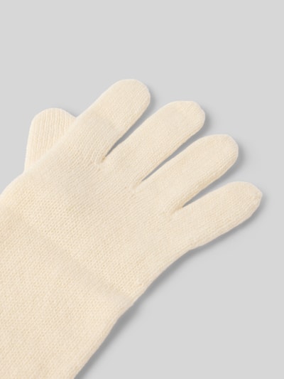 Fraas Kasjmier handschoenen met labelapplicatie Offwhite - 3