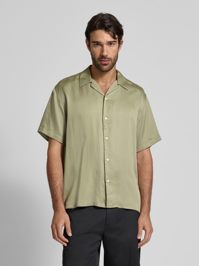 SELECTED HOMME Relaxed Fit Freizeithemd aus Lyocell Hellgruen 4