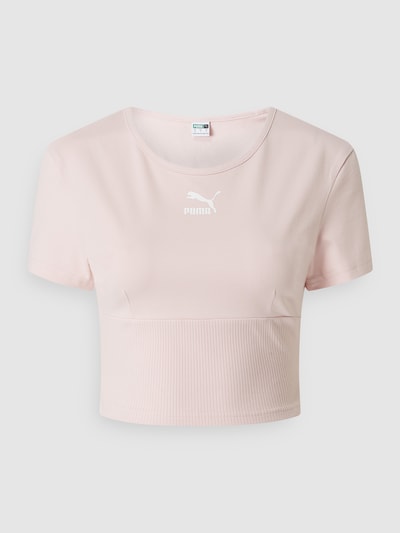 PUMA PERFORMANCE Cropped T-Shirt mit Stretch-Anteil  Hellrosa 1