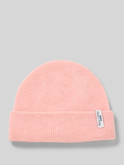 Marc O'Polo Denim Beanie met alpaca en scheerwol Roze - 1
