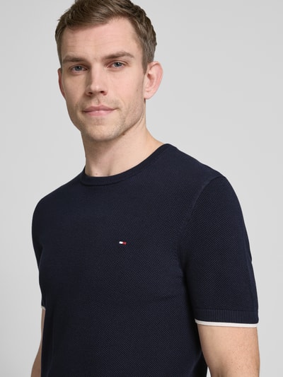 Tommy Hilfiger T-Shirt mit Label-Detail Marine 3